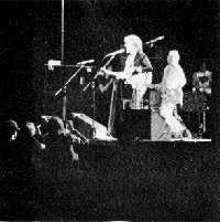 [Mott The Hoople on stage (b/w)]