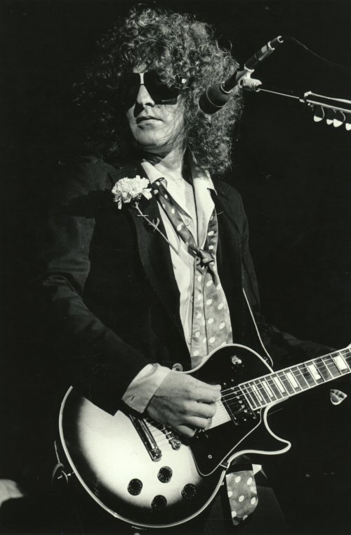 Ian Hunter on stage in 1979