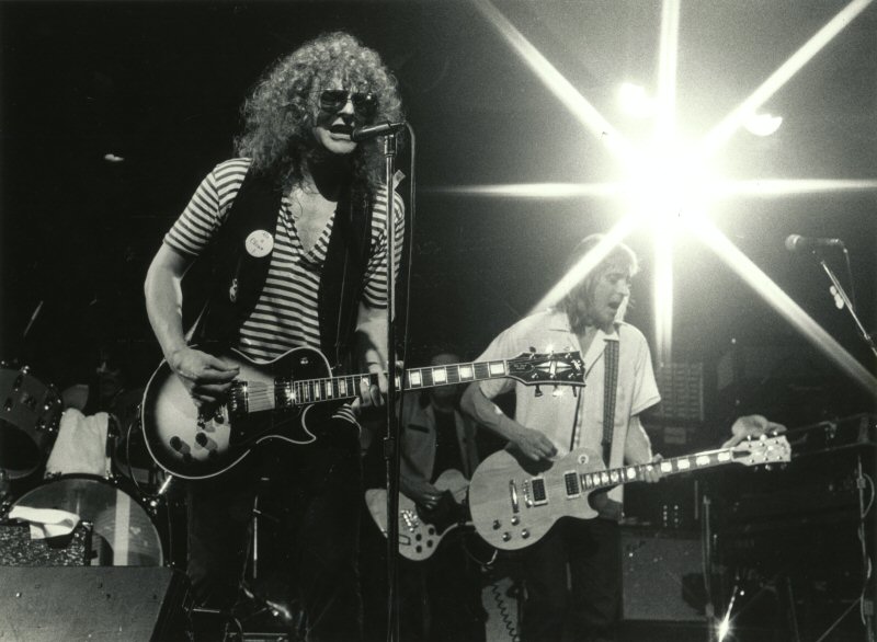 Ian Hunter and Mick Ronson live in 1980