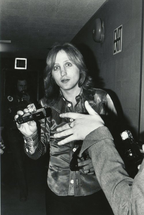 Dale Griffin backstage